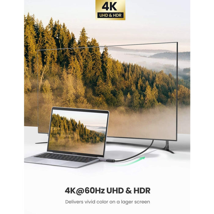 UGreen USB-C to HDMI Adapter 4Kx2K/60Hz -Space Gray