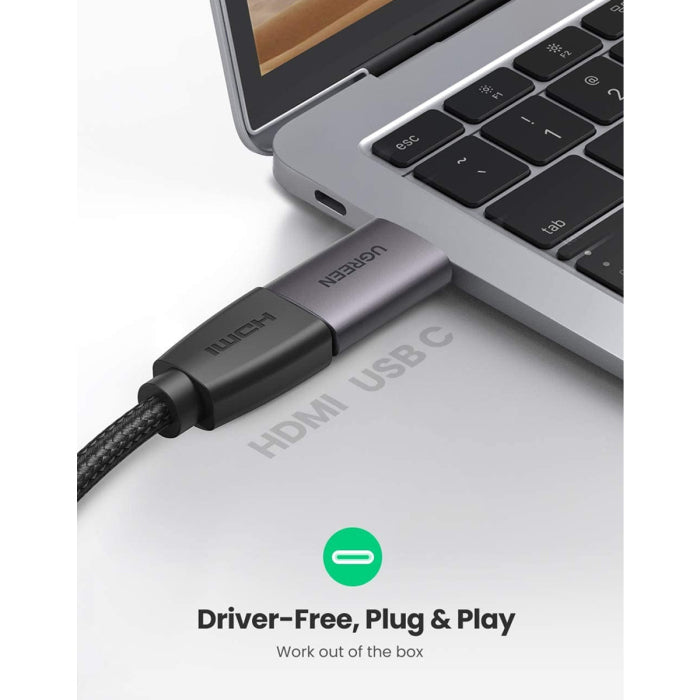 UGreen USB-C to HDMI Adapter 4Kx2K/60Hz -Space Gray