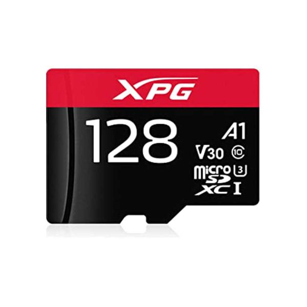 XPG 128GB Micro SDXC Card - Red & Black