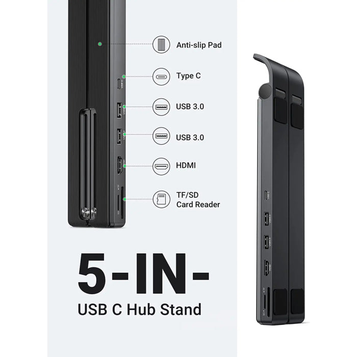 UGreen Laptop Stand Docking Station With 5-in 1 Hub 4K HD