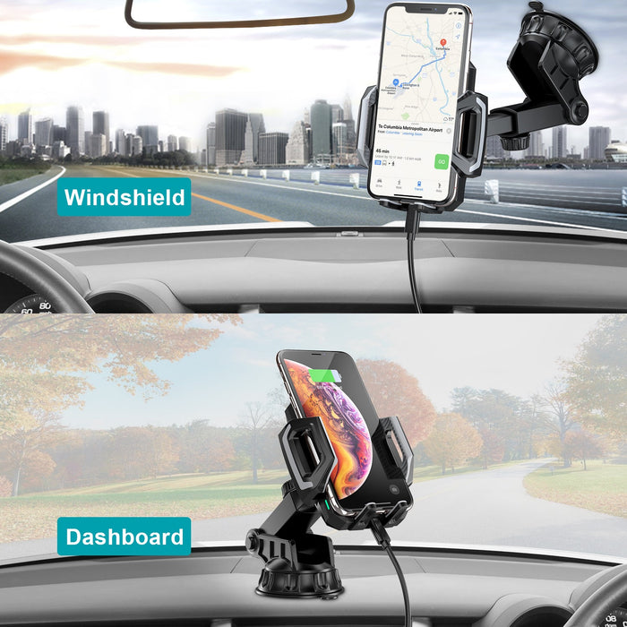 Choetech 10W Wireless Car Mount - Black