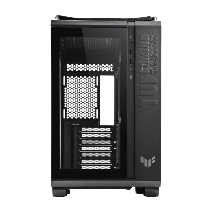 Asus TUF Gaming GT502 Mid Tower Steel Plastic TG Front Side & Left Side Tempered Glass Panel Case - Black