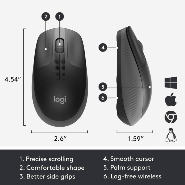 Logitech M190 Wireless Mouse