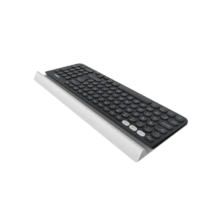 Logitech K780 Multi-Device Wireless Keyboard For Windows Mac Chrome OS Android iOS - Dark Grey/White