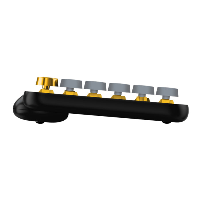 Logitech Pop Keys Wireless Mechanical Keyboard - Yellow/Black