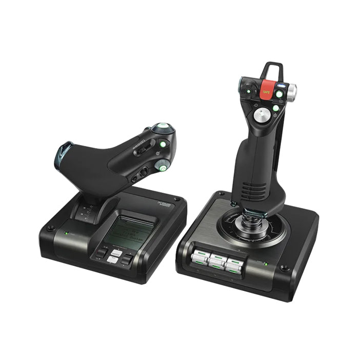 Logitech G X52 Pro Professional Hotas Part-Metal Throttle & Stick Simulation Controller