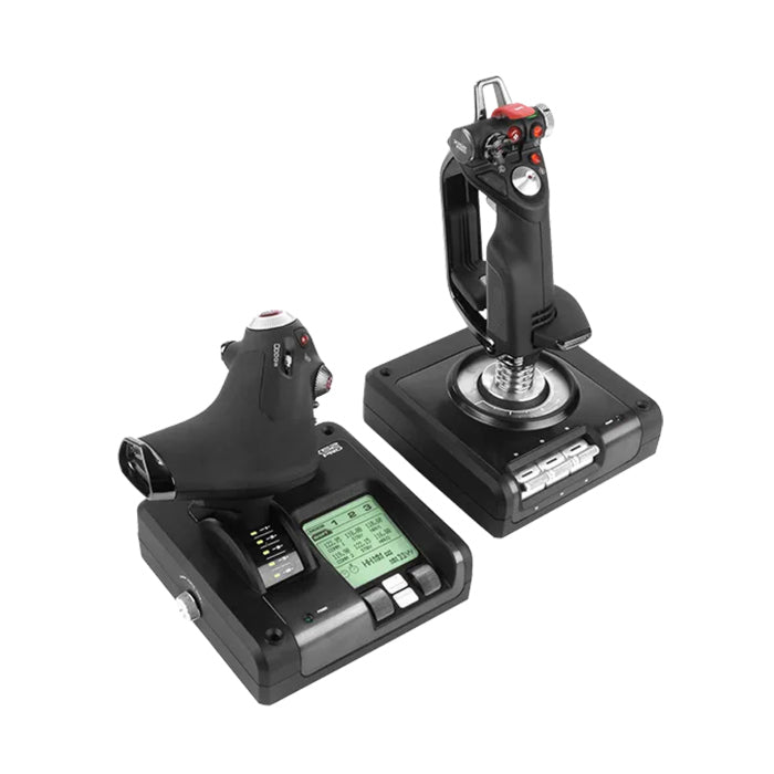 Logitech G X52 Pro Professional Hotas Part-Metal Throttle & Stick Simulation Controller