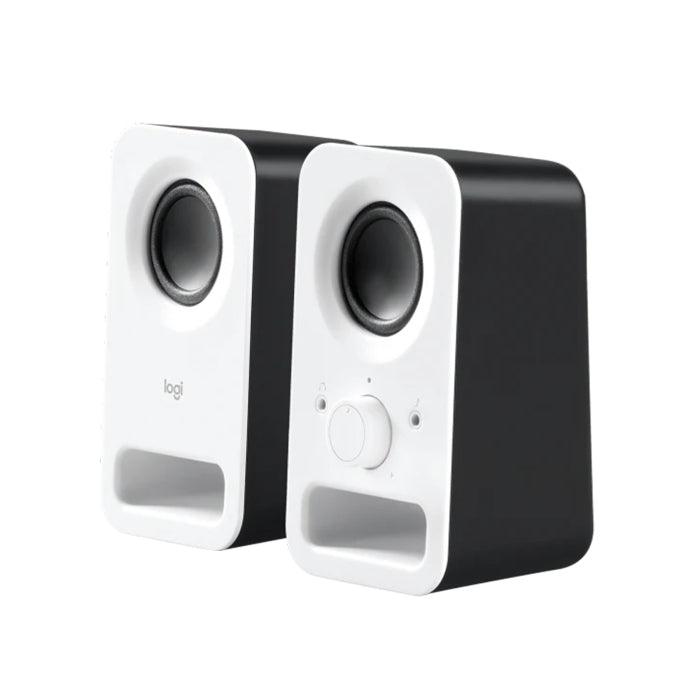 Logitech Z150 Clear Stereo Sound Speakers (6W) -White/Black