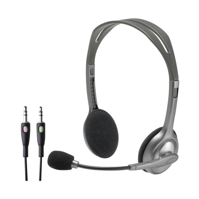 Logitech H110 Stereo Headset - Black