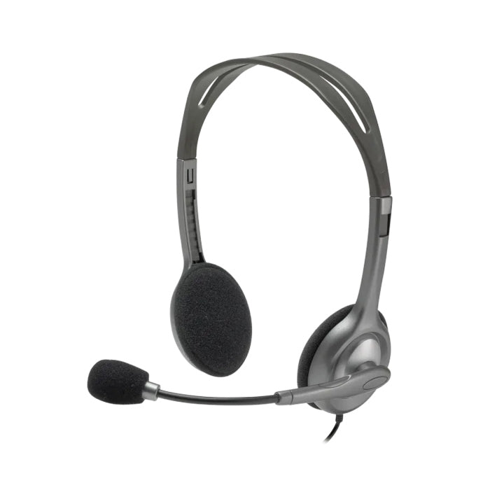 Logitech H110 Stereo Headset - Black