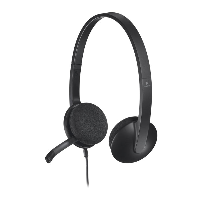 Logitech H340 USB Computer Headset - Black