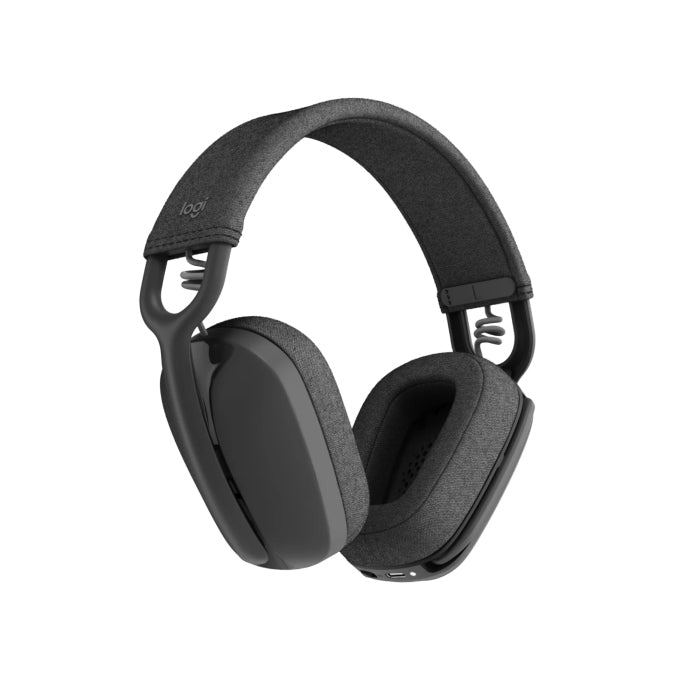 Logitech Zone Vibe 100 Wireless Bluetooth Headset With Noise-Cancelling Mic - Graphite