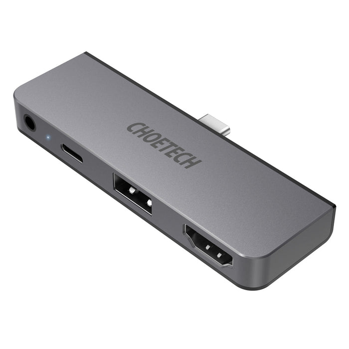 Choetech 4 in 1 USB C Dock For all usb C Devices - Grey