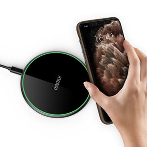 Choetech 15W Fast Wireless Charging Pad - Black