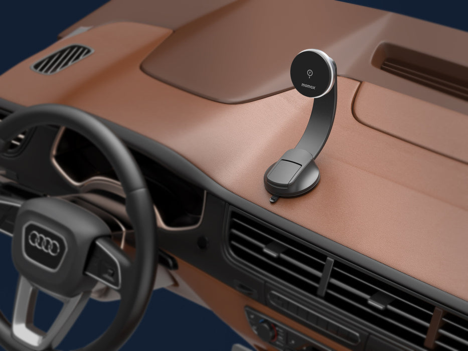 Q.Mag Mount 5 15W magnetic wireless charging car mount (Suction cup mount) CM25B