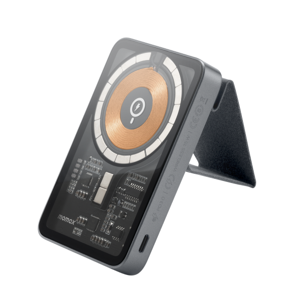 Q.Mag Power 8 Magnetic Wireless Charging Power Bank with Stand 5000mAh IP108