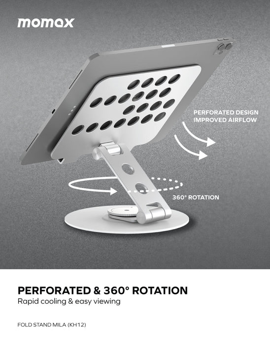 Fold Stand Mila Rotatable Tablet Stand KH12