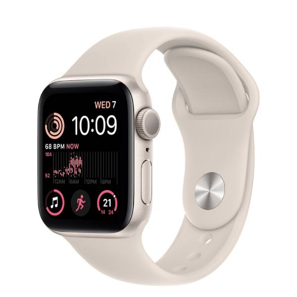 Watch SE GPS 44mm Starlight Aluminium Case with Starlight Sport Band