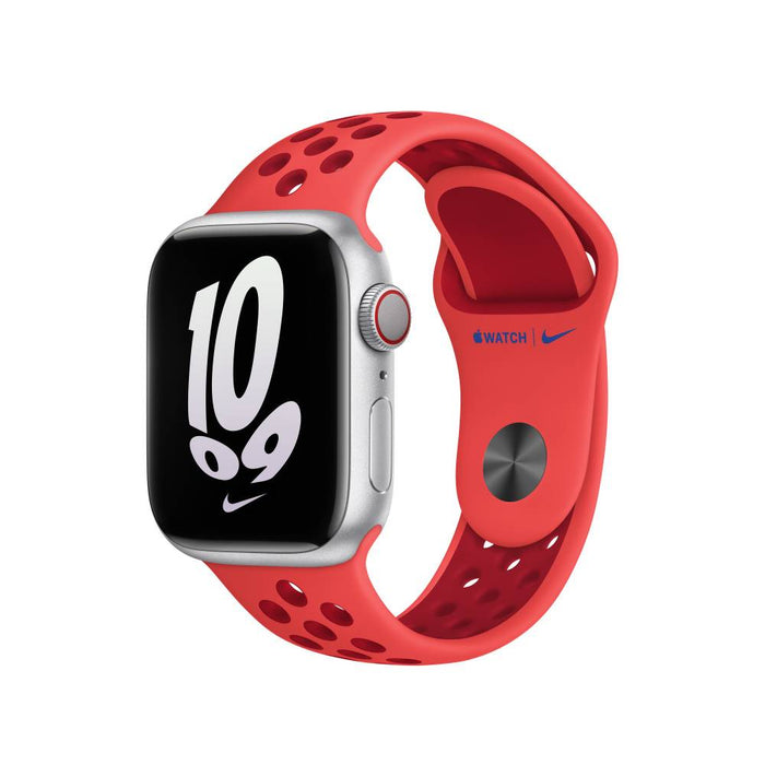 45mm Bright Crimson/Gym Red Nike Sport Band