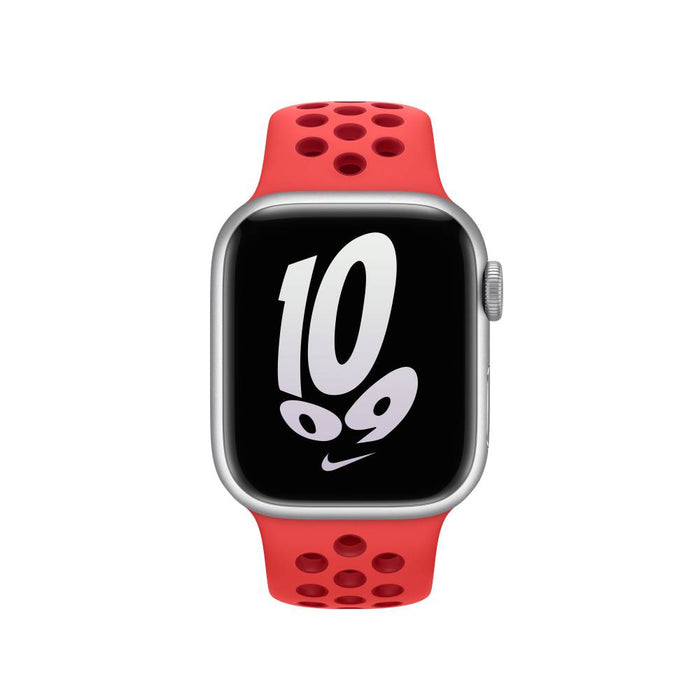45mm Bright Crimson/Gym Red Nike Sport Band