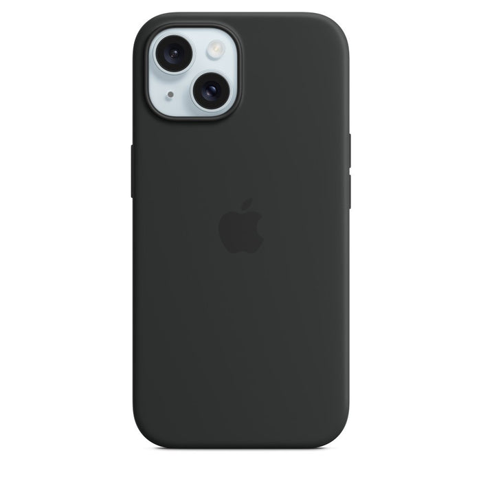 iPhone 15 Silicone Case with MagSafe Black