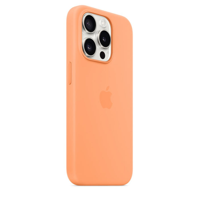 iPhone 15 Pro Max Silicone Case with MagSafe Orange Sorbet