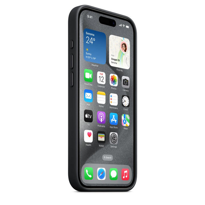 iPhone 15 Pro Max FineWoven Case with MagSafe Black