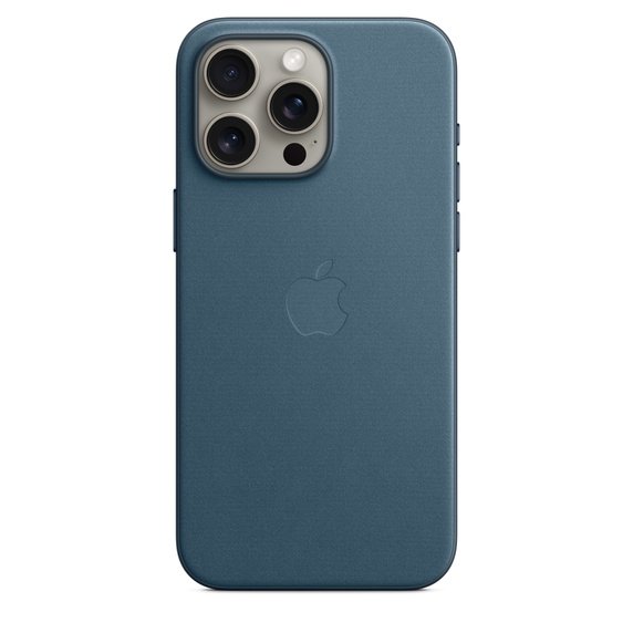 iPhone 15 Pro Max FineWoven Case with MagSafe Pacific Blue