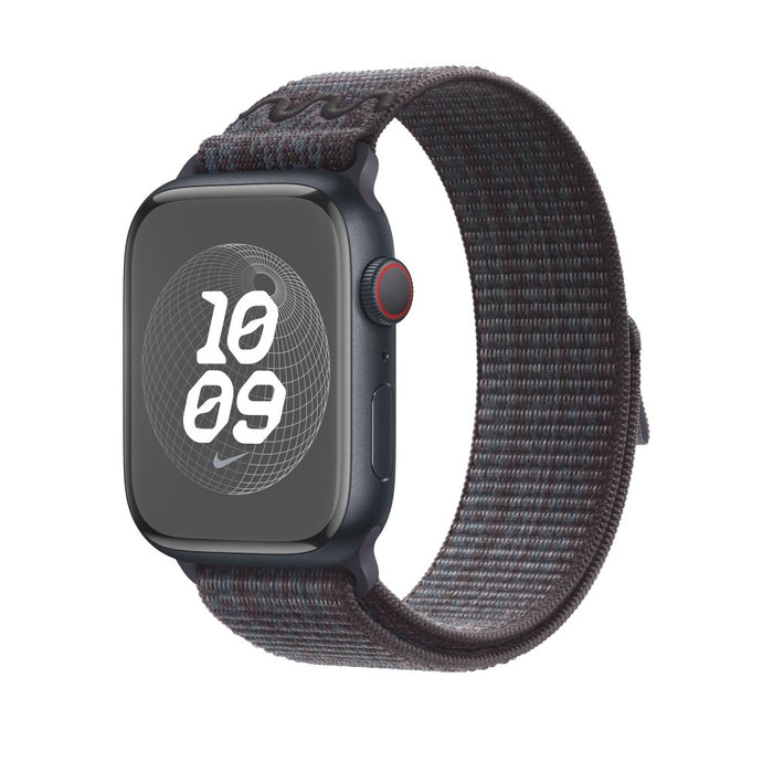 45mm Black/Blue Nike Sport Loop