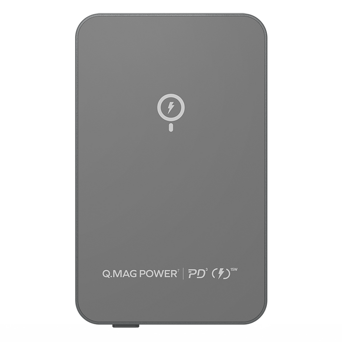 Momax Q.Mag Power7 Magnetic Wireless Battery Pack 10000mAh (Space Gray) IP107E