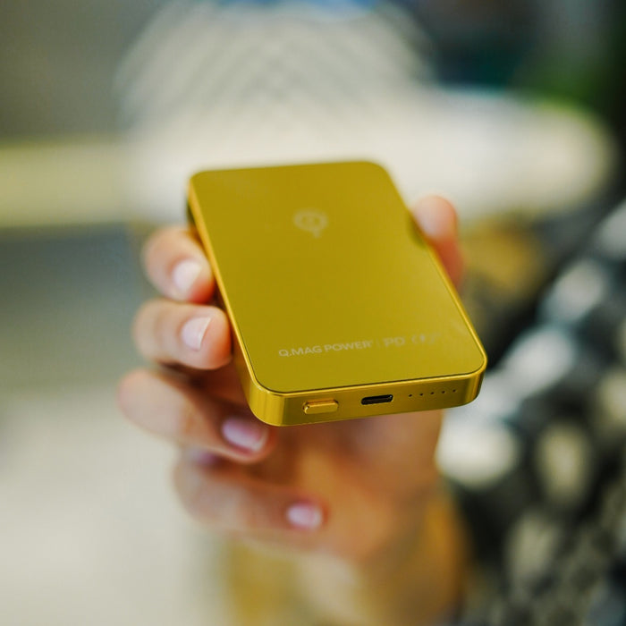 Momax Q.Mag Power 6 5000mAh Magnetic Wireless Battery Pack (Gold) IP106LCN1