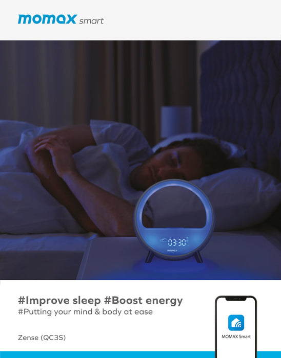 Zense IoT Ambient light with Wireless Charging (QC3) QC3SWWW
