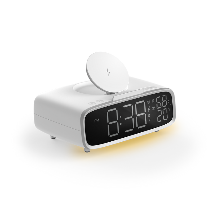 Q.Clock5 Digital Clock with Wireless Charging QC5