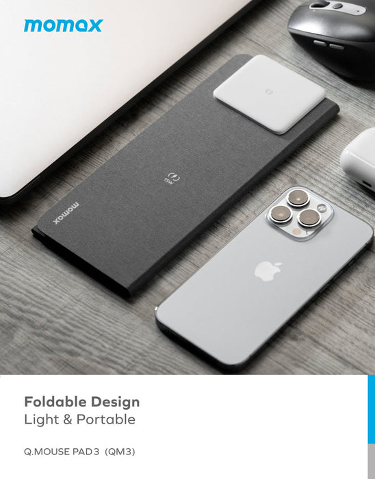 Q.Mouse Pad 3 Dual wireless charging mouse pad (QM3) QM3E