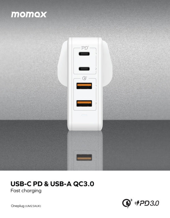 ONEPLUG 100W 4-Port GaN Charger UM23AUK