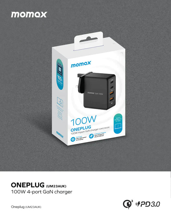 ONEPLUG 100W 4-Port GaN Charger UM23AUK