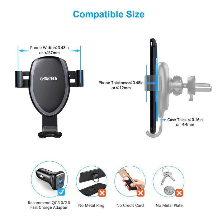 Choetech 10W Wireless Chariging Phone Stand