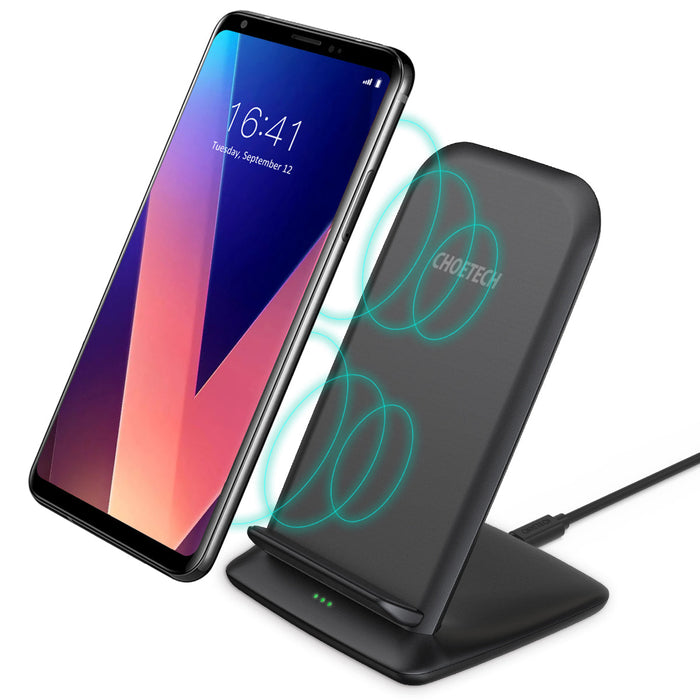 Choetech 15W Wirless Charger Stand - Black