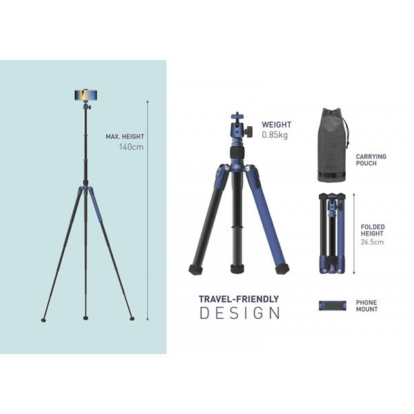 Momax Tripod Hero-Spacy Grey TRS7A