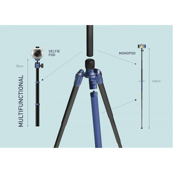 Momax Tripod Hero-Spacy Grey TRS7A