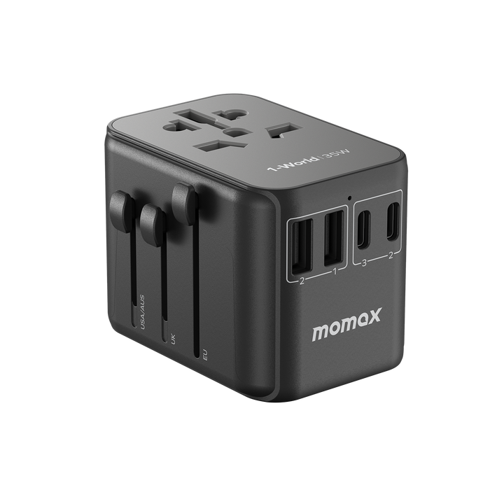 1-World PD35W 5 ports + AC Travel Adapter UA9