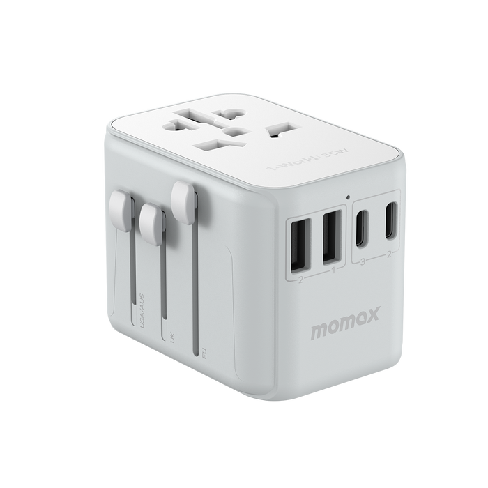 1-World PD35W 5 ports + AC Travel Adapter UA9