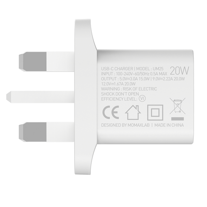 One Plug 20W Mini PD Fast Charger UM25