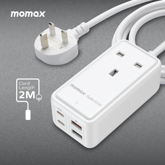 ONEPLUG 65W GaN Extension Cord with USB US15