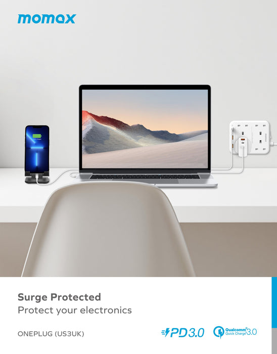 ONEPLUG PD20W 2A1C 4-position extension board US3