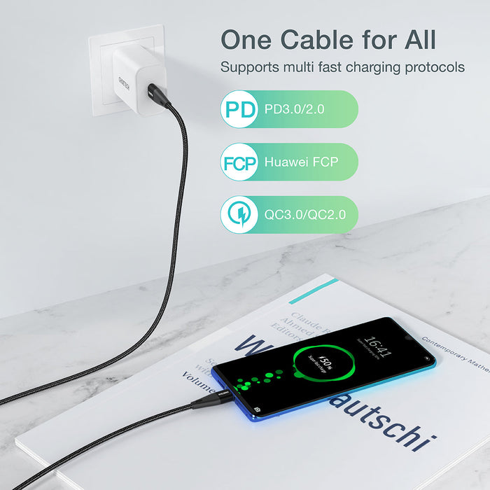 Choetech PD 60W USB-C to USB-C 1.2m Cable