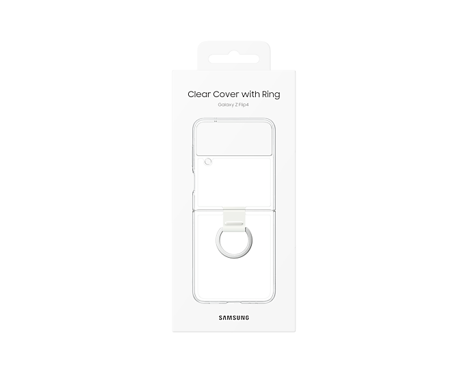 Flip 4 Clear Cover with Ring