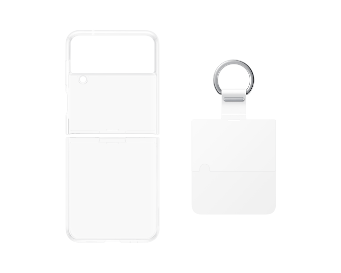 Flip 4 Clear Cover with Ring
