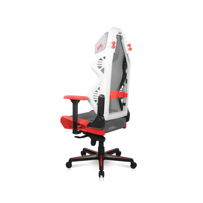 DXRacer Air Mesh Modular Design Ultra-Breathable 4D Armrests 4 Gas Lift Class Gaming Chair - White/Red/Blcak