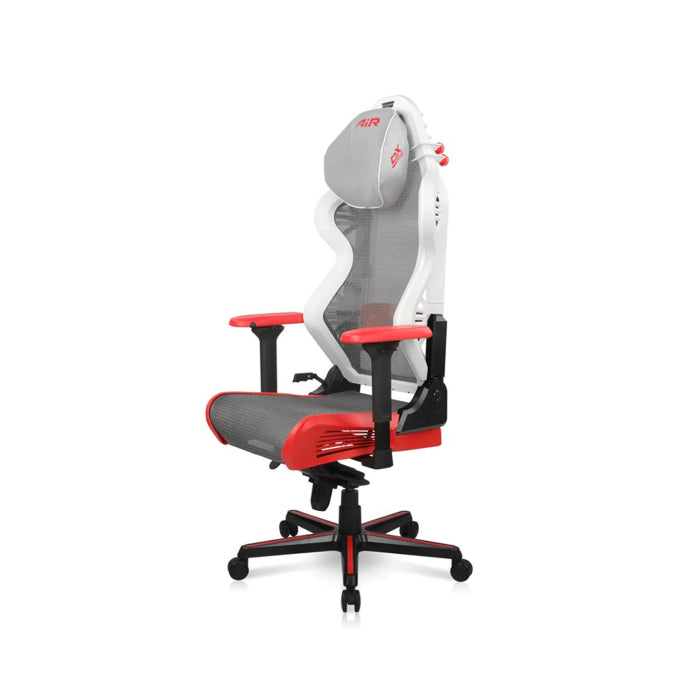 DXRacer Air Mesh Modular Design Ultra-Breathable 4D Armrests 4 Gas Lift Class Gaming Chair - White/Red/Blcak